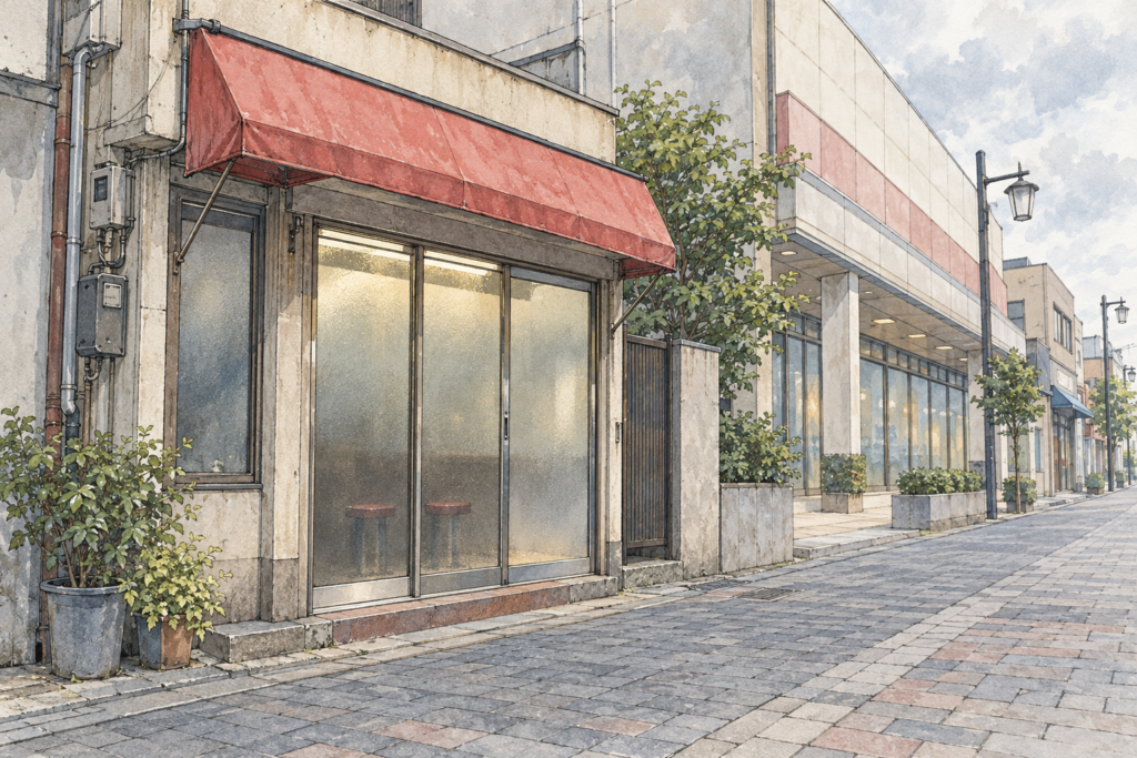 AI制作の架空の店舗イメージ。記事中の実在店・店内写真を再現したものではありません。